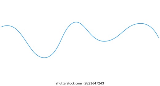 Hand drawn linear heart design. Abstract swirl and curve line. One continuous squiggle line. Cable wavy curvy thin line and long drawing for a squiggle curve abstract element. Loopy decoration or divi