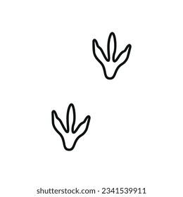 Ilustración vectorial lineal dibujada a mano de los pasos