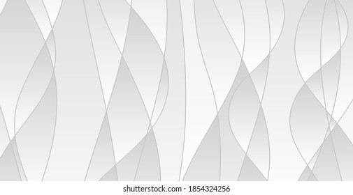 Hand drawn lines. Abstract pattern wave simple seamless. Design for web, greeting card, textile, Technology background, Eps 10 vector illustration