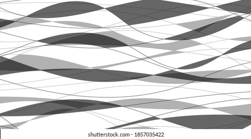 Hand drawn lines. Abstract pattern wave simple seamless, smooth pattern, web design, greeting card, textile, Technology background, Eps 10 vector illustration
