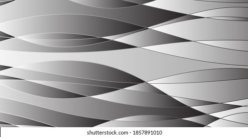 Hand drawn lines. Abstract pattern wave simple seamless. Design for web, greeting card, textile, Technology background, Eps 10 vector illustration
