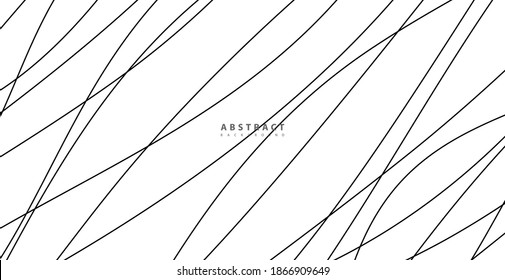 Hand drawn lines. Abstract pattern wave simple seamless, smooth pattern, web design, greeting card, textile, Technology background, Eps 10 vector illustration