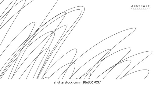 Hand drawn lines. Abstract pattern wave simple seamless, smooth pattern, web design, greeting card, textile, Technology background, Eps 10 vector illustration