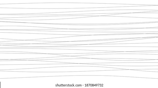 Hand drawn lines. Abstract pattern wave simple seamless, smooth pattern, web design, greeting card, textile, Technology background, Eps 10 vector illustration