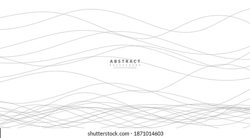 Hand drawn lines. Abstract pattern wave simple seamless, smooth pattern, web design, greeting card, textile, Technology background, Eps 10 vector illustration