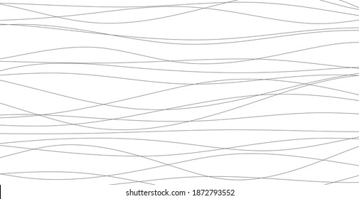 Hand drawn lines. Abstract pattern wave simple seamless, smooth pattern, web design, greeting card, textile, Technology background, Eps 10 vector illustration