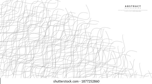 Hand drawn lines. Abstract pattern wave simple seamless, smooth pattern, web design, greeting card, textile, Technology background, Eps 10 vector illustration