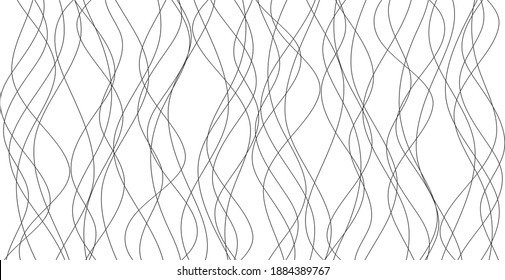 Hand drawn lines. Abstract pattern wave simple seamless, smooth pattern, web design, greeting card, textile, Technology background, Eps 10 vector illustration