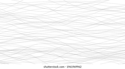 Hand drawn lines. Abstract pattern wave simple seamless, smooth pattern, web design, greeting card, textile, Technology background, Eps 10 vector illustration