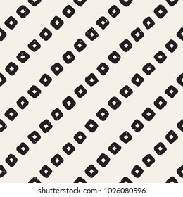 Hand drawn lines seamless grungy pattern. Abstract geometric repeating tile texture in black and white.