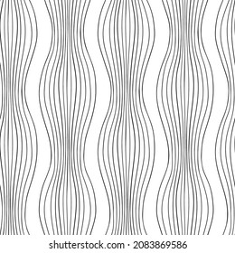 Hand drawn lines seamless pattern. Vector abstract background. Design for textiles, fabric, wallpaper and other.