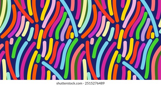 Líneas dibujadas a mano, textura. Vector de fondo inconsútil Abstractas del arte de la línea. diseño de arte de la línea para el arte de la pared, Fondo de pantalla, cubierta, pintura imprimible. Ilustración vectorial.