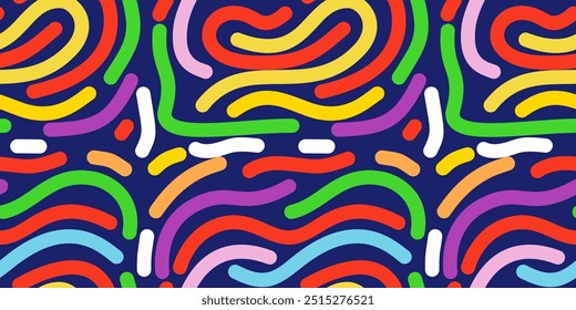 Líneas dibujadas a mano, textura. Vector de fondo inconsútil Abstractas del arte de la línea. diseño de arte de la línea para el arte de la pared, Fondo de pantalla, cubierta, pintura imprimible. Ilustración vectorial.