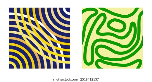 hand drawn lines, texture. Abstract line art seamless background vector. line art design for wall art, wallpaper, cover, printable painting. Vector illustration.