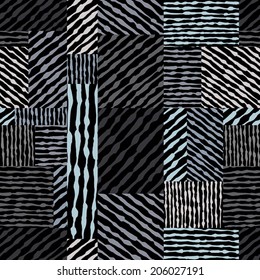 Hand drawn lines textures seamless pattern, vector hand drawn background.