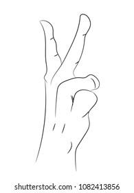hand drawn lines, white background