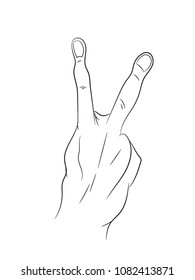 hand drawn lines, white background