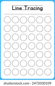 HAND DRAWN LNE TRACING PRACTICE FOR KIDS 