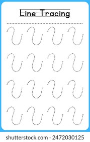 HAND DRAWN LNE TRACING PRACTICE FOR KIDS 
