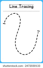 HAND DRAWN LNE TRACING PRACTICE FOR KIDS 