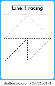 HAND DRAWN LNE TRACING PRACTICE FOR KIDS 