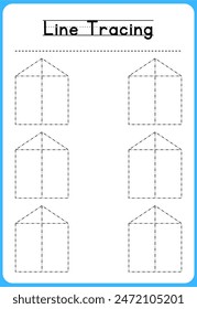 HAND DRAWN LNE TRACING PRACTICE FOR KIDS 