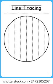 HAND DRAWN LNE TRACING PRACTICE FOR KIDS 