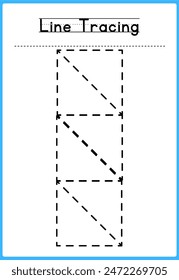 HAND DRAWN LNE TRACING PRACTICE FOR KIDS 