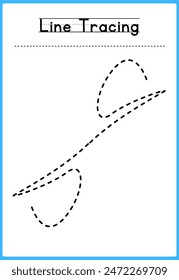 HAND DRAWN LNE TRACING PRACTICE FOR KIDS 