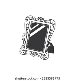 Logotipo dibujado a mano, garabato, dibujo, arte pequeño, minimalista, hogar, elemento de decoración, pegatina