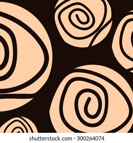 Hand drawn lollipop pattern