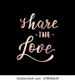 Hand drawn love inspiration lettering. Date and wedding brush calligraphy. Vector illustration.