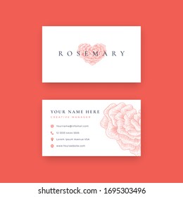  hand drawn love shape rose logo design