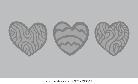 Hand drawn love Vector Illustrations