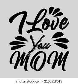 Dibujado a mano te amo el texto o te corazón por la tarjeta de felicitación del día de San Valentín. Ilustración del vector