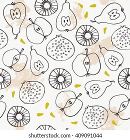 Hand drawn lovely background pattern.