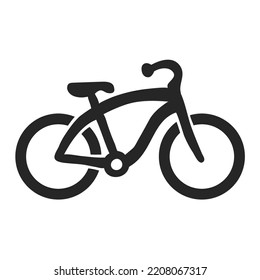 Hand Drawn Low Rider Bicycle Vector Illustration