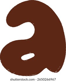Hand drawn lowercase letter "a"