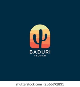 
Hand drawn luxury cactus logo