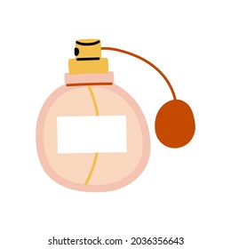 Hand drawn luxury perfume bottles illustration
