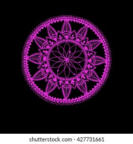  Hand drawn mandala. 