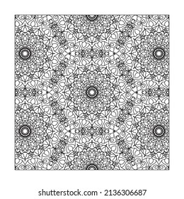 Hand drawn mandala. decoration in ethnic oriental  doodle ornament.