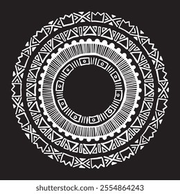 Hand drawn mandala pro vector