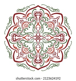 Hand drawn Mandala. Vintage decorative elements