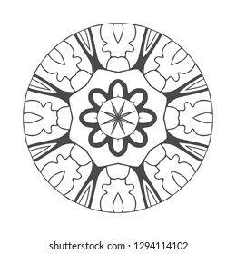 Hand drawn mandalas. Decorative elements. Vector illustration. Oriental pattern. Islam, Arabic, Indian, turkish, pakistan, chinese, ottoman motifs