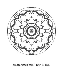 Hand drawn mandalas. Decorative elements. Vector illustration. Oriental pattern. Islam, Arabic, Indian, turkish, pakistan, chinese, ottoman motifs