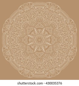 Hand drawn mandalas. Decorative elements. Vector illustration. Islam, Arabic, Indian, turkish, pakistan, chinese, ottoman motifs