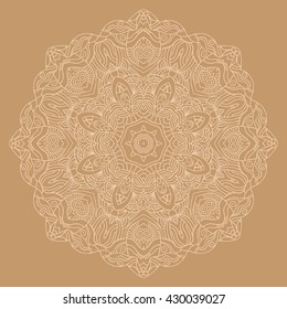 Hand drawn mandalas. Decorative elements. Vector illustration. Islam, Arabic, Indian, turkish, pakistan, chinese, ottoman motifs