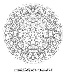 Hand drawn mandalas. Decorative elements. Vector illustration. Islam, Arabic, Indian, turkish, pakistan, chinese, ottoman motifs