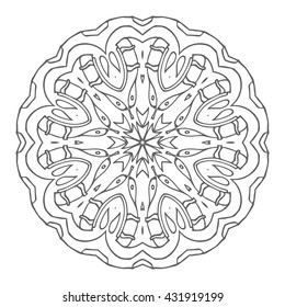 Hand drawn mandalas. Decorative elements. Vector illustration. Islam, Arabic, Indian, turkish, pakistan, chinese, ottoman motifs